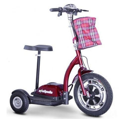 E-Wheels EW-18 3-Wheel Scooter Red Right View