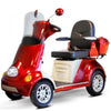 Image of E-Wheels EW-52 4-Wheel Scooter Red Left View