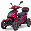 Image of E-Wheels EW-14 Four Wheel Scooter Red Front View