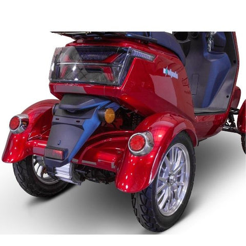 E-Wheels EW-75 Four Wheel Electric Mobility Scooter Rear Light View