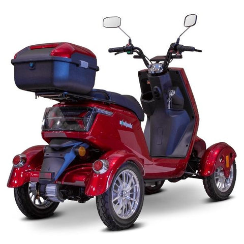 E-Wheels EW-75 Four Wheel Electric Mobility Scooter Rear Right View
