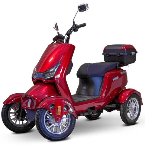 E-Wheels EW-75 Four Wheel Electric Mobility Scooter Left Front View