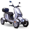 Image of E-Wheels EW-75 Four Wheel Electric Mobility Scooter Silver Front View