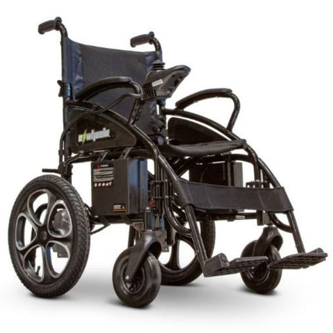 E-Wheels EW-M30 Folding Power Wheelchair Black Right View