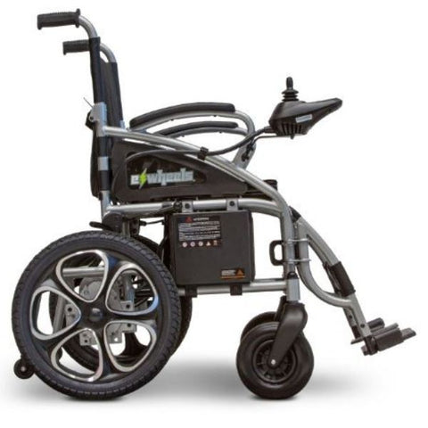 E-Wheels EW-M30 Folding Power Wheelchair Silver View