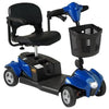 Image of EV Rider CityCruzer 4-Wheel Mobility Scooter Blue Front View