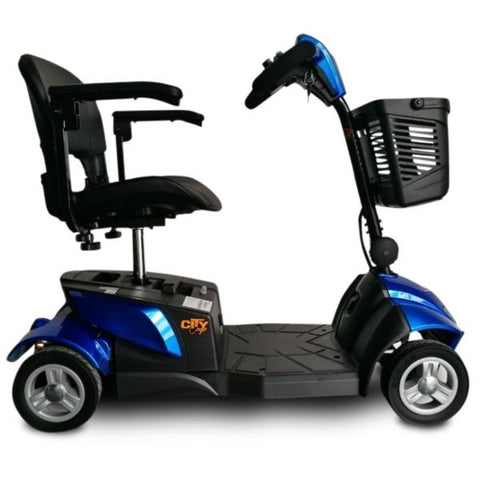 EV Rider Citycruzer Blue Side View