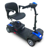 Image of EV Rider MiniRider Lite 4 Wheel Mobility Scooter Blue Front View