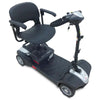 Image of EV Rider MiniRider Lite 4 Wheel Mobility Scooter Silver Front View
