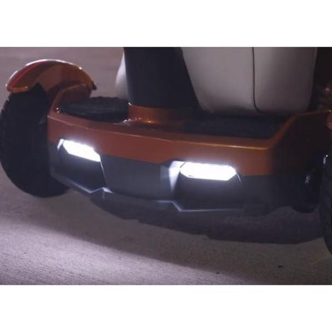 EV Rider TeQno AF Folding Mobility Scooter LED Headlights View