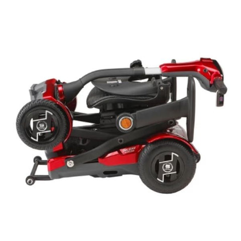 EV Rider TeQno AF Folding Mobility Scooter Red Folding View