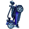 Image of EV Rider Transport AF 4W Folding Mobility Scooter Blue Color Folded View