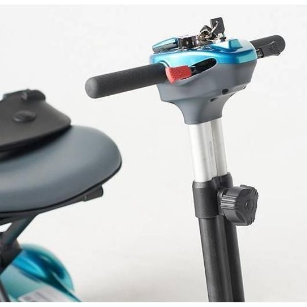 EV Rider Transport AF+ Deluxe Folding Electric Scooter Tiller Adjust Knob View