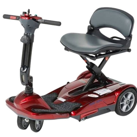 EV Rider Transport M Folding Scooter Red Color Side View