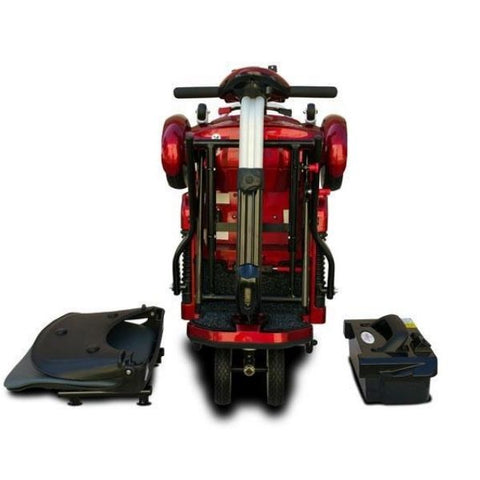 EV Rider Transport Plus Folding Mobility Scooter Folding View Seat and Battery View