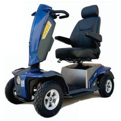 EV Rider Vita Express Heavy Duty Long Range Scooter Blue Front View