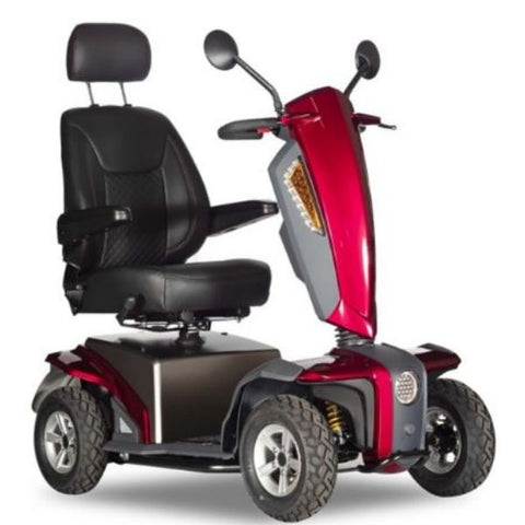 EV Rider Vita Express Heavy Duty Long Range Scooter Red Front View