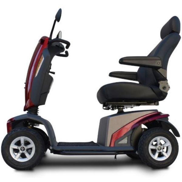 EV Rider Vita Express Heavy Duty Long Range Scooter Red Side View