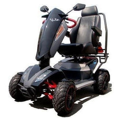 EV Rider Vita Monster 4 Wheel Scooter Heartway - S12X Black Front View