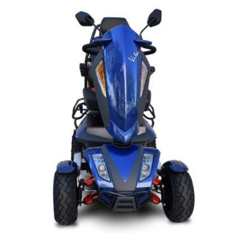 EV Rider Vita Monster 4 Wheel Scooter Heartway - S12X  Blue Front View