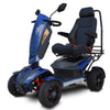 Image of EV Rider Vita Monster 4 Wheel Scooter Heartway - S12X Blue Left Side View