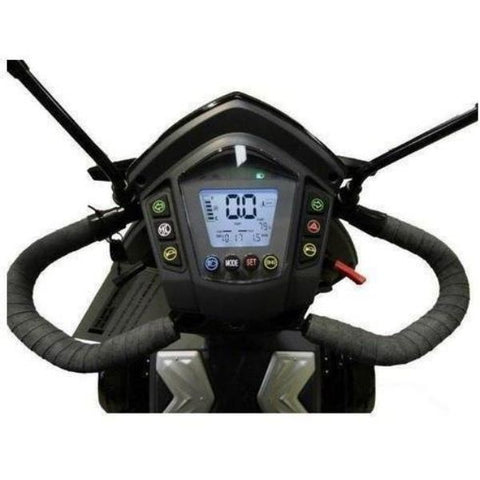 EV Rider Vita Monster 4 Wheel Scooter Heartway - S12X Delta Handlebar View