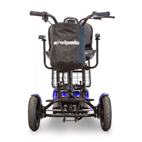 EW-22 4-Wheel Folding Mobility Scooter Blue Front View