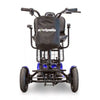 Image of EW-22 4-Wheel Folding Mobility Scooter Blue Front View