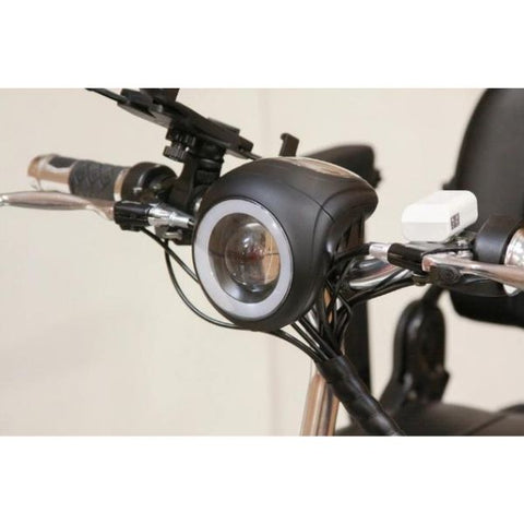 EWheels EW-20 Electric 3-Wheel Scooter LED Headlights View