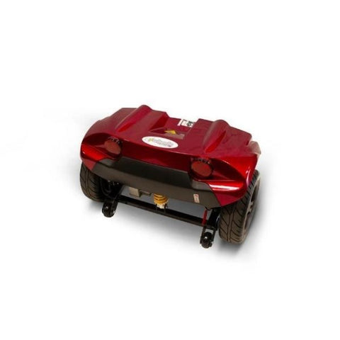 EWheels EW-M41 4-Wheel Travel Scooter Rear Wheel View