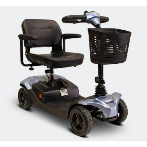 EWheels EW-M41 4-Wheel Travel Scooter Steel Blue Front View