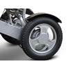 Image of EWheels EW-M45 Folding Power Wheelchair Rear Wheel View
