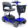 Image of EWheels Medical EW-M34 Mobility Scooter Blue Right View
