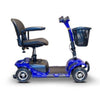Image of EWheels Medical EW-M34 Mobility Scooter Blue Side View