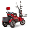 Image of EWheels EW-12 Three Wheel Scooter Red Rear View