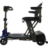 Image of Enhance Mobility MOJO Automatic Folding Scooter Blue Side View