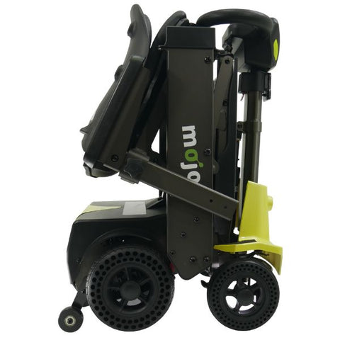 Enhance Mobility MOJO  Automatic Folding Scooter Lemony Lime Right Side View