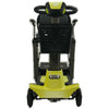 Image of Enhance Mobility MOJO  Automatic Folding Scooter Lemony Lime Front  with Basket View 