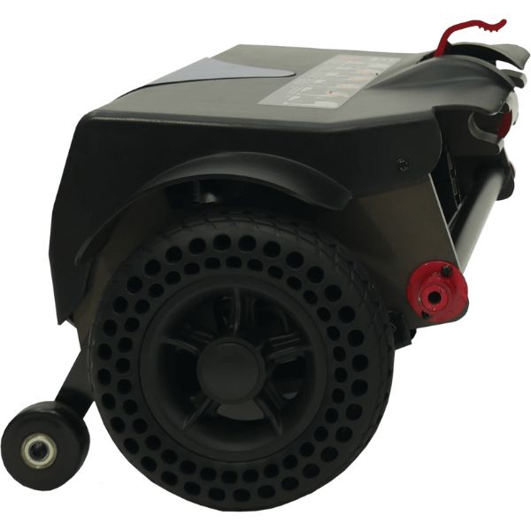 Enhance Mobility Mojo Folding Scooter Blue Battery View