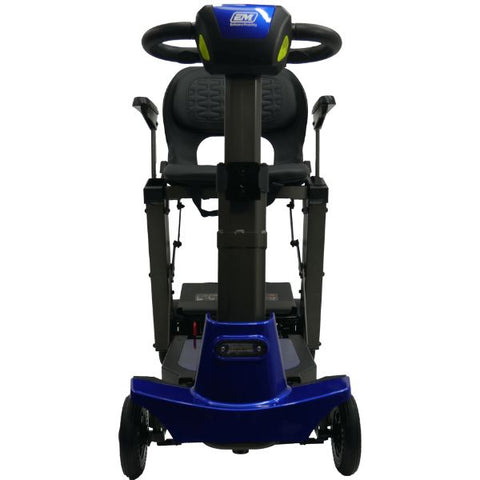 Enhance Mobility Mojo Folding Scooter Blue Front View