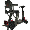 Image of Enhance Mobility Mojo Folding Scooter Red Back Right View