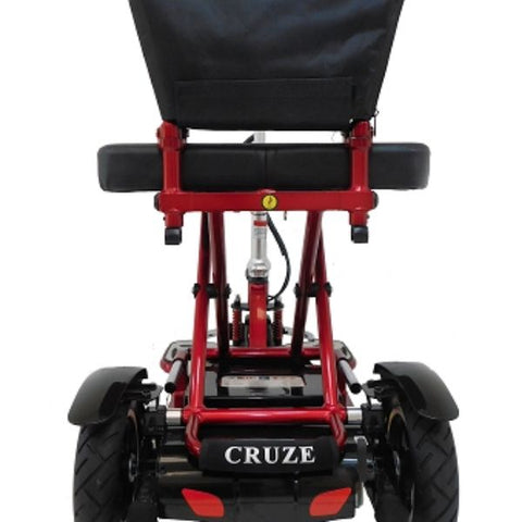 Enhance Mobility Triaxe Cruze Folding Mobility Scooter Back View