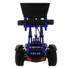 Image of Enhance Mobility Triaxe Cruze Folding Mobility Scooter Blue Back View