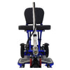 Image of Enhance Mobility Triaxe Cruze Folding Mobility Scooter Blue Front View