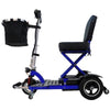Image of Enhance Mobility Triaxe Cruze Folding Mobility Scooter Blue Side View