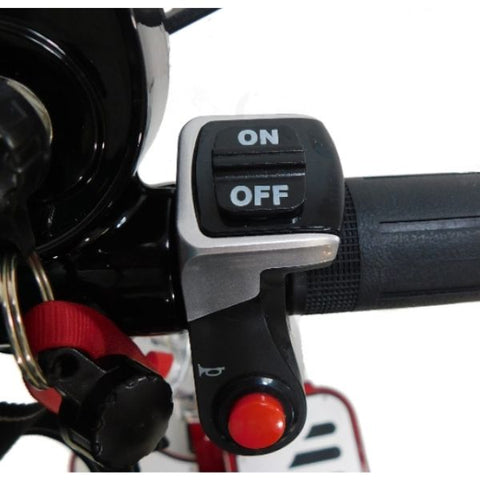 Enhance Mobility Triaxe Cruze Folding Mobility Scooter On Off Switch View