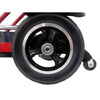 Image of Enhance Mobility Triaxe Cruze Folding Mobility Scooter Rear Wheel View