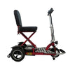 Image of Enhance Mobility Triaxe Cruze Folding Mobility Scooter Red Side View