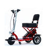 Image of Enhance Mobility Triaxe Sport T3045 3 Wheel Scooter Red Left Side View