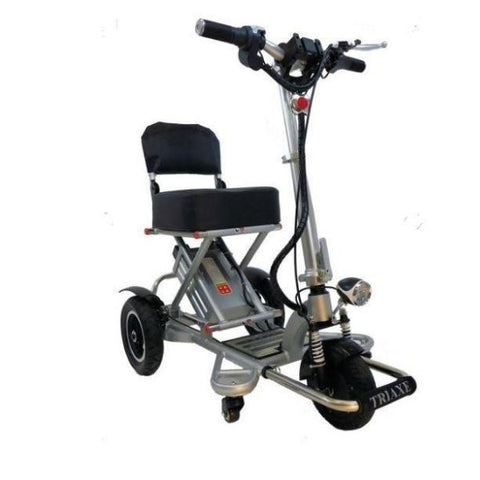 Enhance Mobility Triaxe Sport T3045 3 Wheel Scooter Silver Right Side View